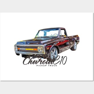 1970 Chevrolet C10 Pickup Truck Posters and Art